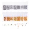 Ear Hook Accessory Kit with Storage Box Handmade DIY Production Jewelry Material Package Alloy for Bracelet Necklace Earring TMZ