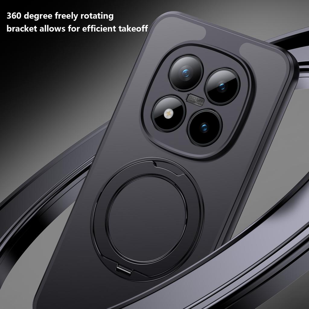 For Xiaomi POCO M8 Pro Case Hard With Ring Stand Magnetic MagSafe Protective Back Cover For Xiaomi POCO M8 M8Pro Phone Shell