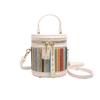 2025 summer new bucket casual women's fashion woven bag bag women's bag woven temperament messenger bag