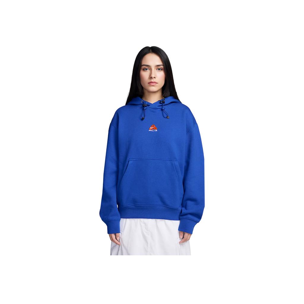 Nike ACG Therma-Fit Moda Confortevole Versatile Felpa in Pile Larga Felpa Unisex Game-Royal Arancione Sicurezza Blu Spazio DH3088-480
