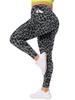 Plus Size Yoga Pants with Leopard Print High-waisted Sexy Running Sports Tight-fitting Pants for Women with Butt-lifting Sweat-wicking Base Layers.