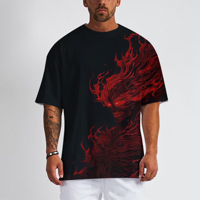 

Мужские футболки Летние топы с рисунком животных и волков 3D-принтом Футболки Мужские и женские уличные модные футболки больших размеров Мужская одежда Топы 6XL