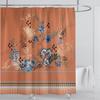 Boho Luxury Floral modern Shower Curtain flower printing Waterproof Polyester Bathroom Curtain with Hooks Bathtub Screen