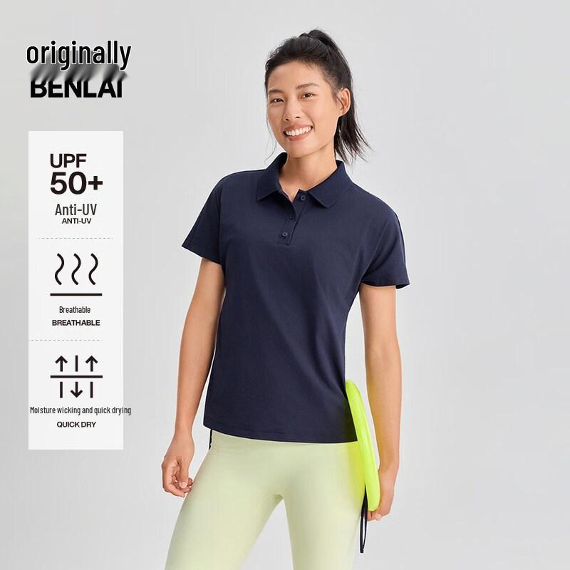 BENLAI Women s Quick-Dry Sun Protection Sleeveless Polo Shirt M