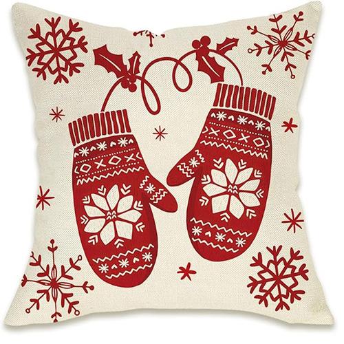 Christmas Delights: Let It Snow, Merry Christmas Pillowcases with Festive Designs Sofas, Bedroom Pillow Covers, Holiday Gifts