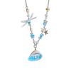 Seaside Vacation Style Cute Pearl Shell Starfish Beaded Necklace