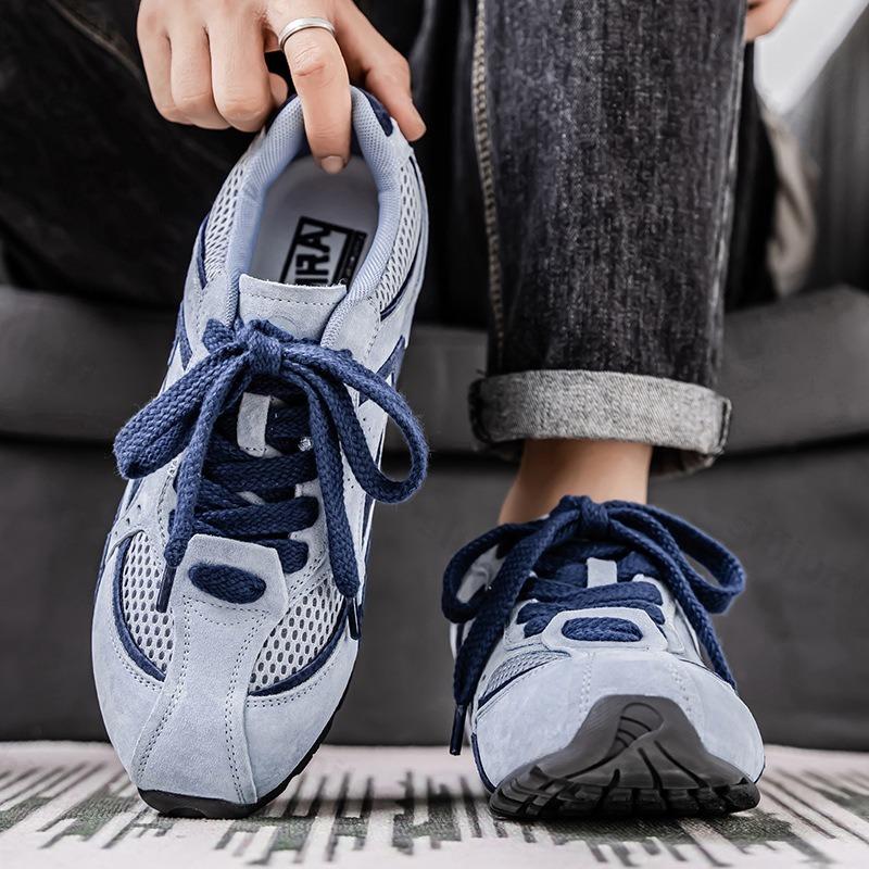 Fashion Casual Sports Shoes for Men 2025 New Summer Mesh Breathable Comfortable Low Top Shoes Fashion Trendy Non slip Platform sneakers
