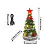 Musical Christmas Tree Tabletop Ornament Christmas Decorations Holiday Music Box Ornament for Home Tabletop Decoration