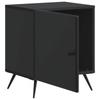 Nightstand Black 43 x 34.5 x 50 cm Particleboard