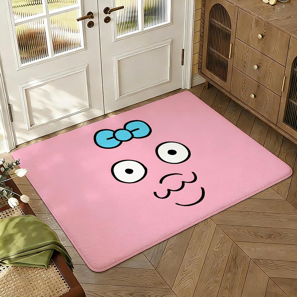 Kawaii O-Opanchu Usagi Floor Mat Soft Thickened Absorbent Non-Slip Bedroom Living Room Door Mat Home Decor Flannel Rugs