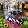 Custom Name Personalized Dragon Ball Z Print Umbrella, Auto Open Close, 8‑Rib Sturdy Frame, Commute Camping Hiking Use, Birthday Gift