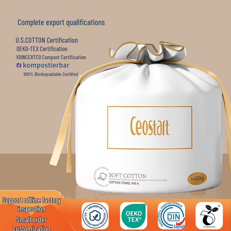 

Утолщенные одноразовые полотенца для лица из чистого хлопка для салонов красоты