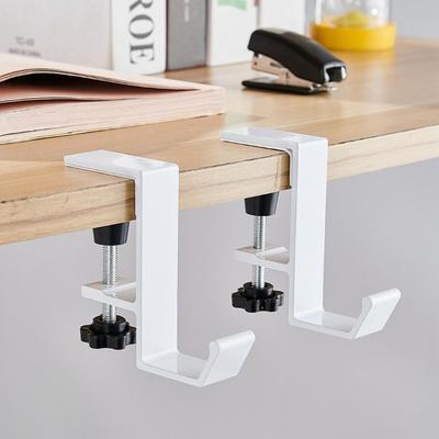 Backpack Storage Desk Edge Hook Hanging Bag Hook Adjustable Table Side Hook  For Student Office