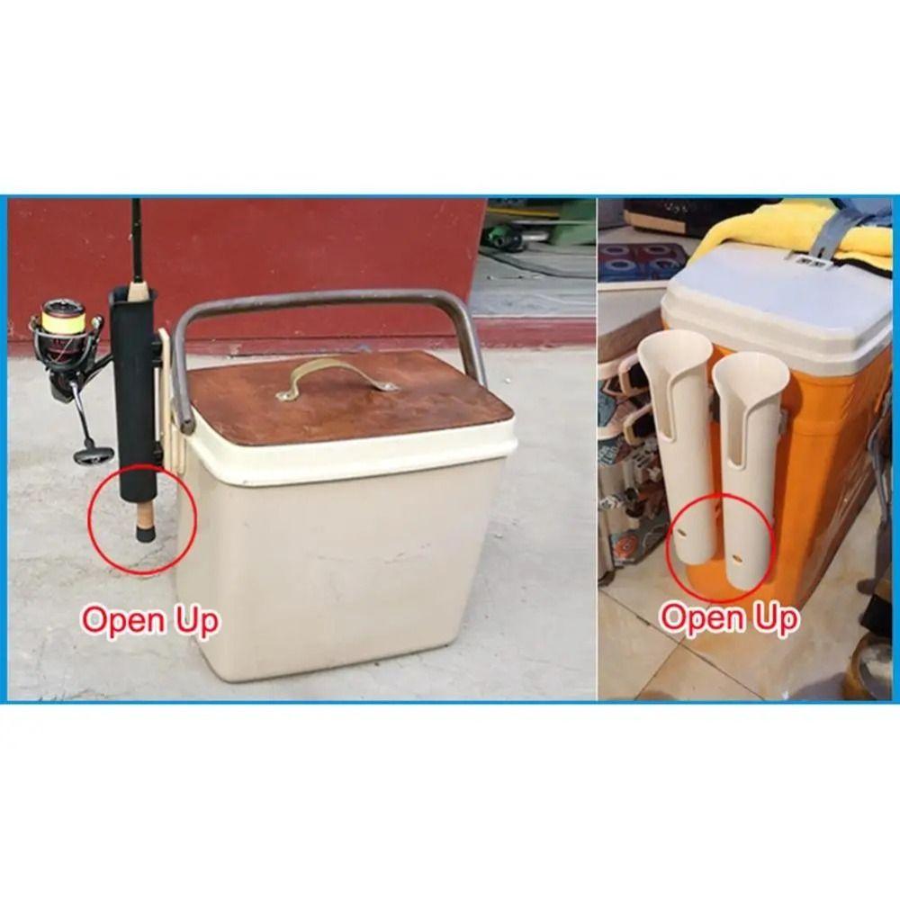 Side Mount Fishing Pole Holders Portable Pole Tube Bracket Fish Tackle Fishing Rod Rack  Marine