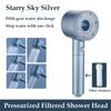 5-mode Adjustable Hollow High-pressure Shower Head Water Filter Shower One-Key Stop Shower Bathroom Accessories