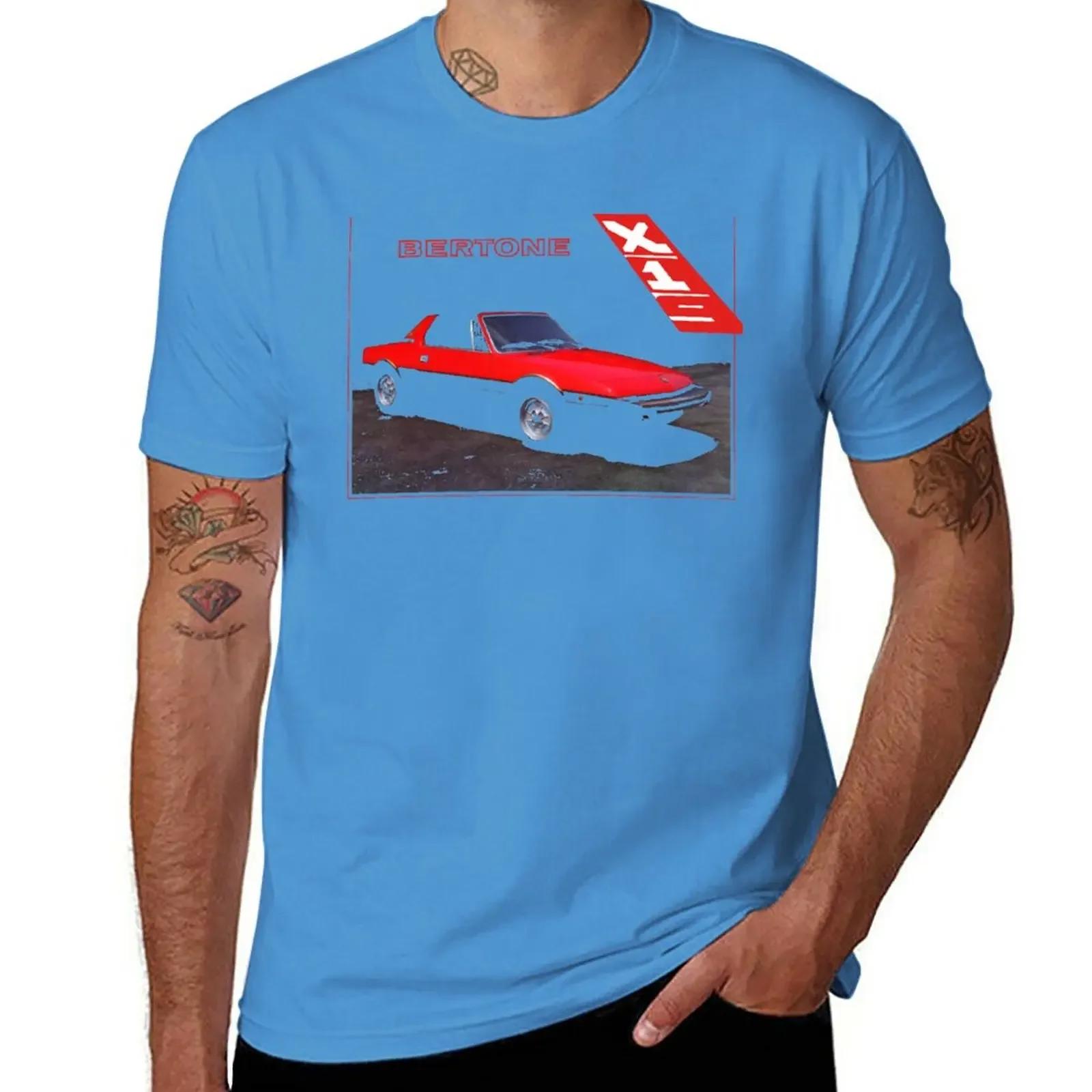

X19 BERTONE BROCHURE TShirt blanks tops plain white t shirts men S