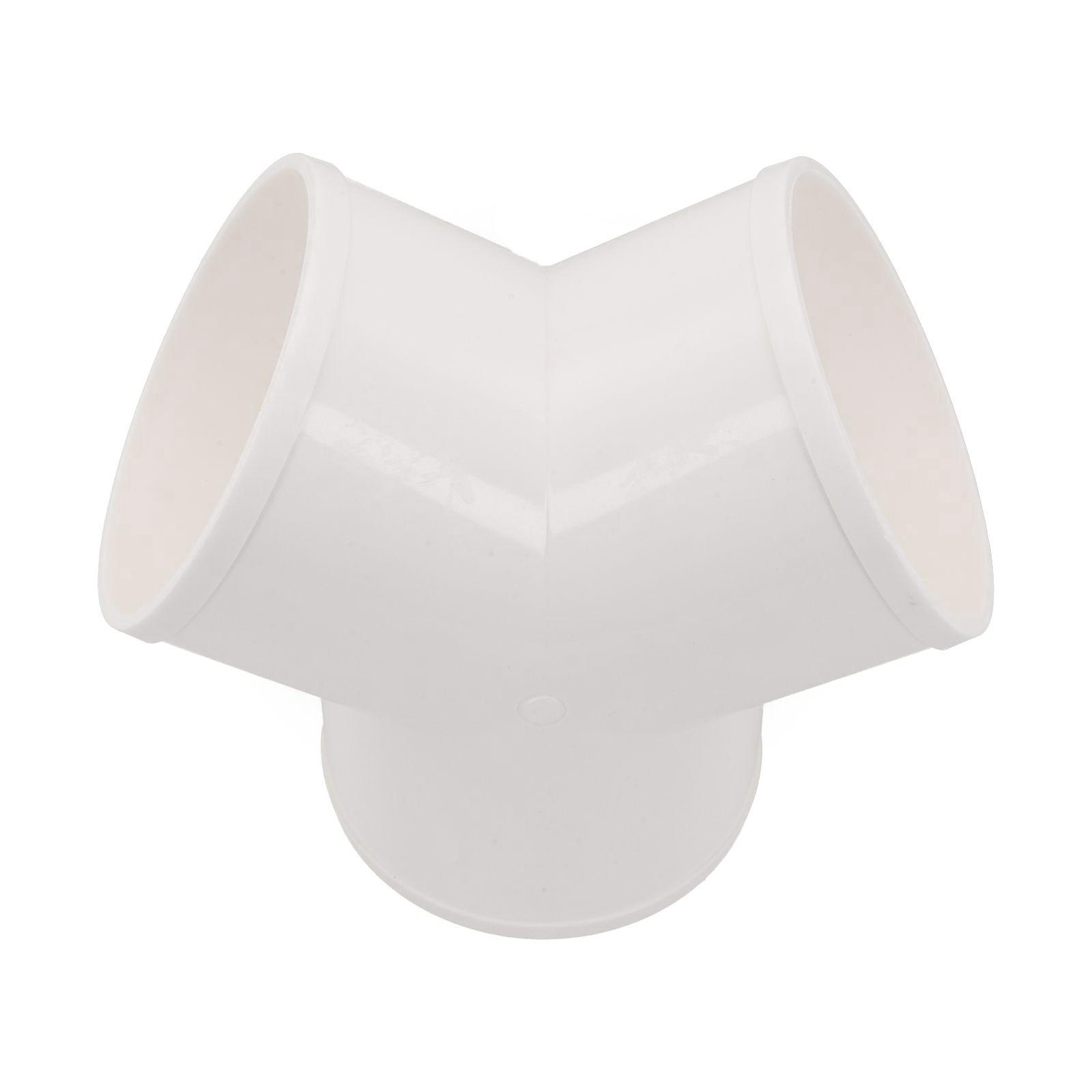 

Airflow Distribution Splitter Ducting Splitter Connector Airtight Fit Efficient Ducting Splitter Solid Plastic Ducting