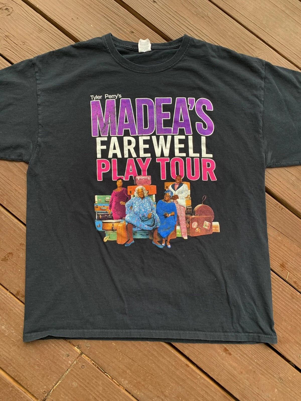 Madea s Farewell Play Tour T Shirt Men’s XL Double Sided Rap Tee L