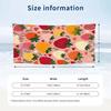 Strawberry Garden Theme Quick Dry Beach Towel Custom Name Text Print Large Sand Resistant Towel Beach Vacation