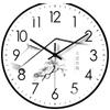 14-inch 35cm Creative Simple Clock Household Wall Hanging Clock Living Room Bedroom Decoration Clock Mute Quartz Clock