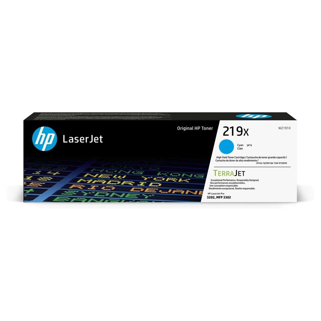 Original Toner HP W2191X Cyan
