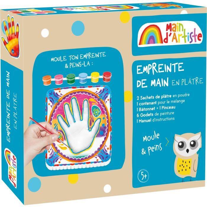 Kit de création empreinte de la main - Loisir Créatif - MAIN D'ARTISTE - Des 5 ans