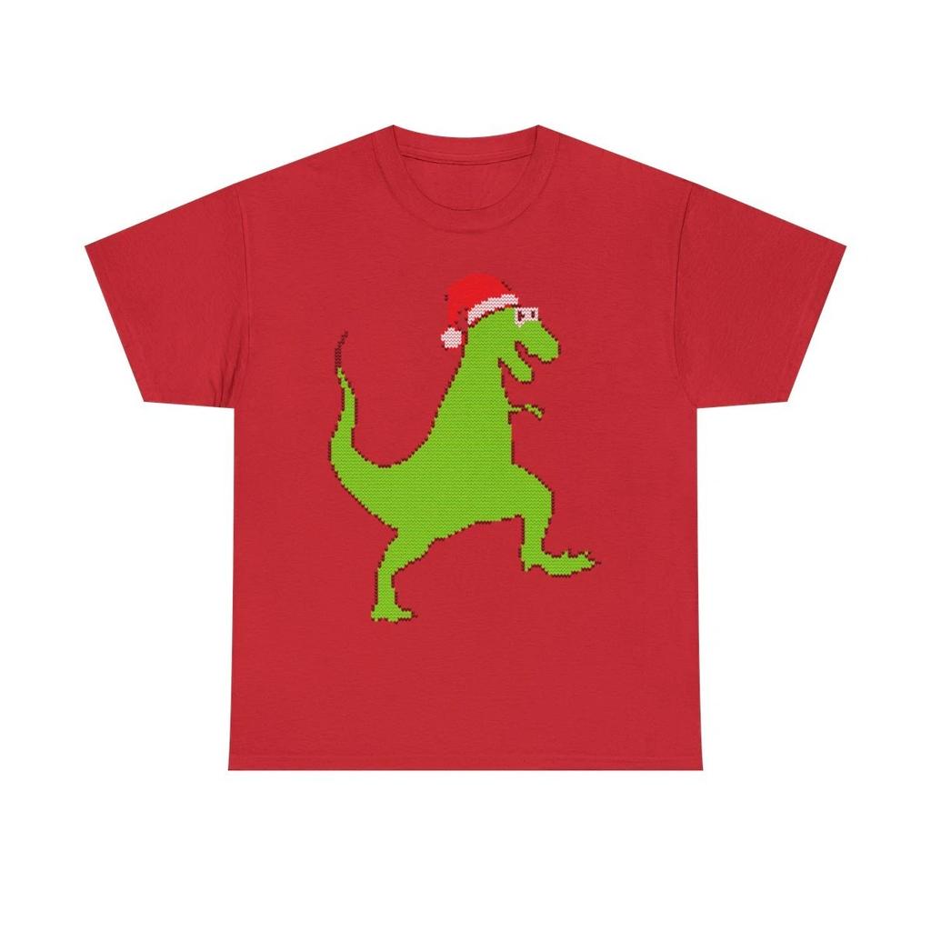 Santasaurus Hässlicher Weihnachtspullover Grafik T-Shirt