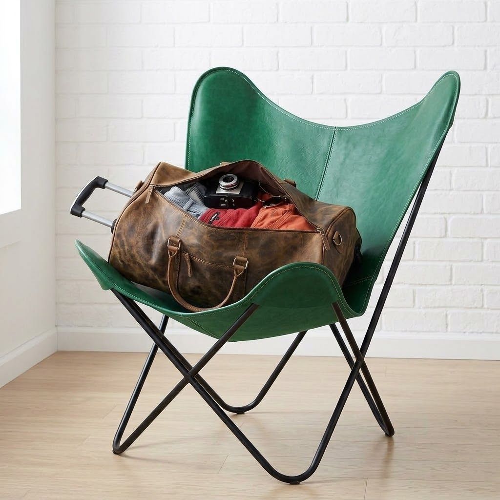 Bolsa de viagem com carrinho de couro para homens e mulheres, bolsa de viagem de 24 polegadas durante a noite, fim de semana, academia, cabine com rodas para fácil transporte