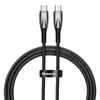 Kabel Usb-C Do Usb-C Baseus Glimmer, 100W, 1M (Czarny)