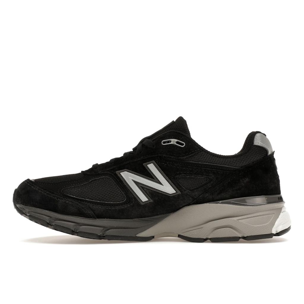 New Balance 990v4 Made In USA Black Silver 2023 Men Sneakers Grey U990BL4