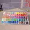 180/60 color metallic watercolor paint set, portable and lightweight, high solid pigment, starry sky tones, suitable for artists