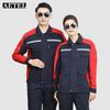 AETEL Unisex Long-Sleeve Color Block Workwear