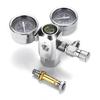 G5/8 W21.8 Aquarium Co2 Regulator System With Check Valve Bubble Counter Magnetic Solenoid Carbon Dioxide Meter