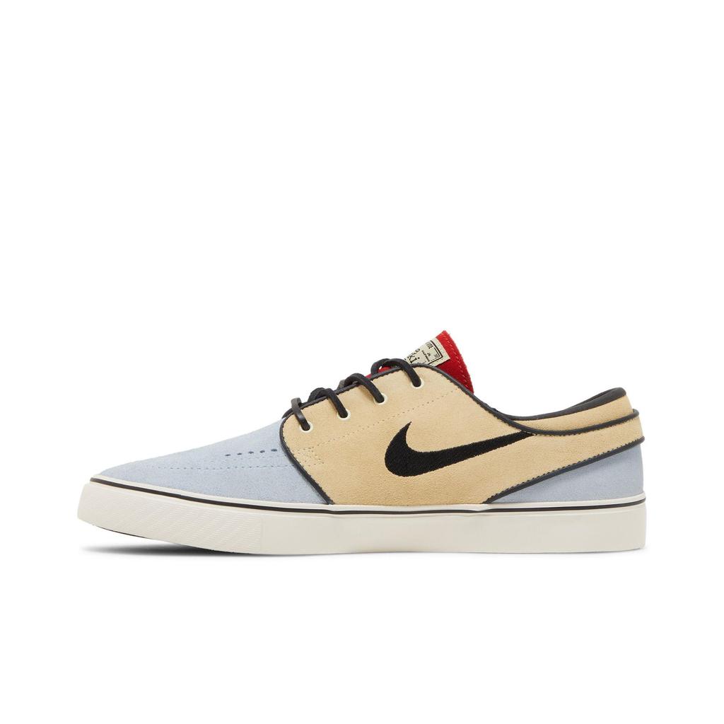 Nike Zoom Stefan Janoski OG+ SB 'John Difool' (Unisex) Alabaster / Alabaster / Chile Red / Celestine Blue / Black / Sail Skate Shoes DV5475 700