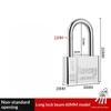 1 Pcs High Security Stainless Steel Keyed Alike Padlocks Cut Resistant Shackle For Gates Lockers Warehouse