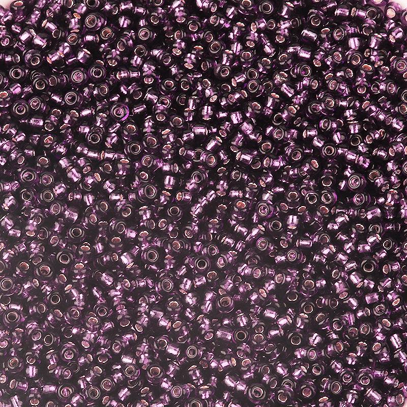 2mm Transparent Silver Core Glass Seed Beads for DIY Jewelry and Accessories