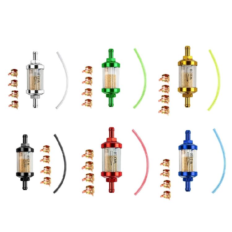 Inline Gas Line Filter and Hose Kit with Filtration Element for Recreational Vehicle Maintenance and Replacement Work