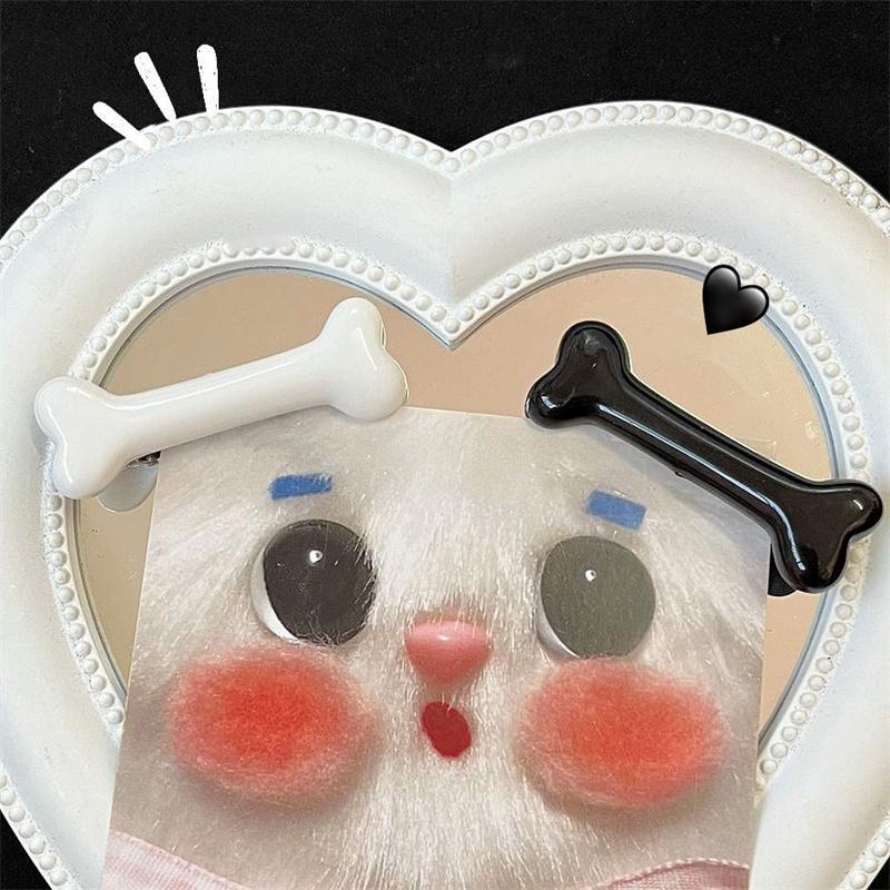 New Dog Hairpin Puppy Kitten Bone Hair Clips Cute Duckbill Clip Pet Hair Accessories Pet Hair Grooming Dog Accessories