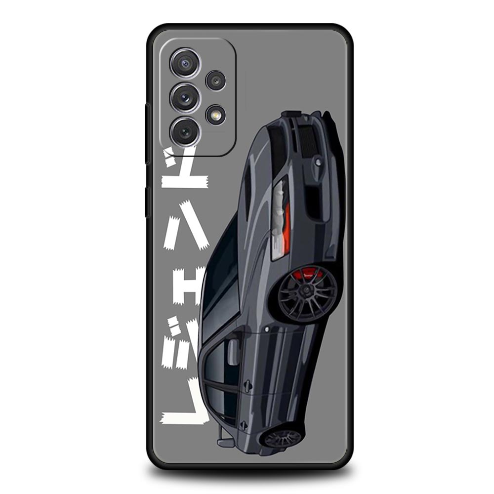 JDM Tokyo Drift Sports Car Phone Case For Samsung A51 A71 A21S A12 A11 A31 A41 A01 A03s A52 A32 A22 A13 A23 A33 A53 A73 5G Cover