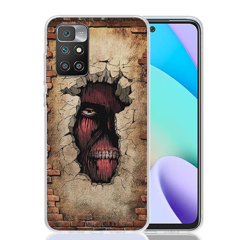

Чехол для телефона Атака Титанов Rumbling для Xiaomi Redmi 12 12C 9 9A 9C 9T 10 10A 10C 8 8A 7 7A 6 6A K40 K20 Pro S2 10X Печатная крышка Redmi 6 Pro