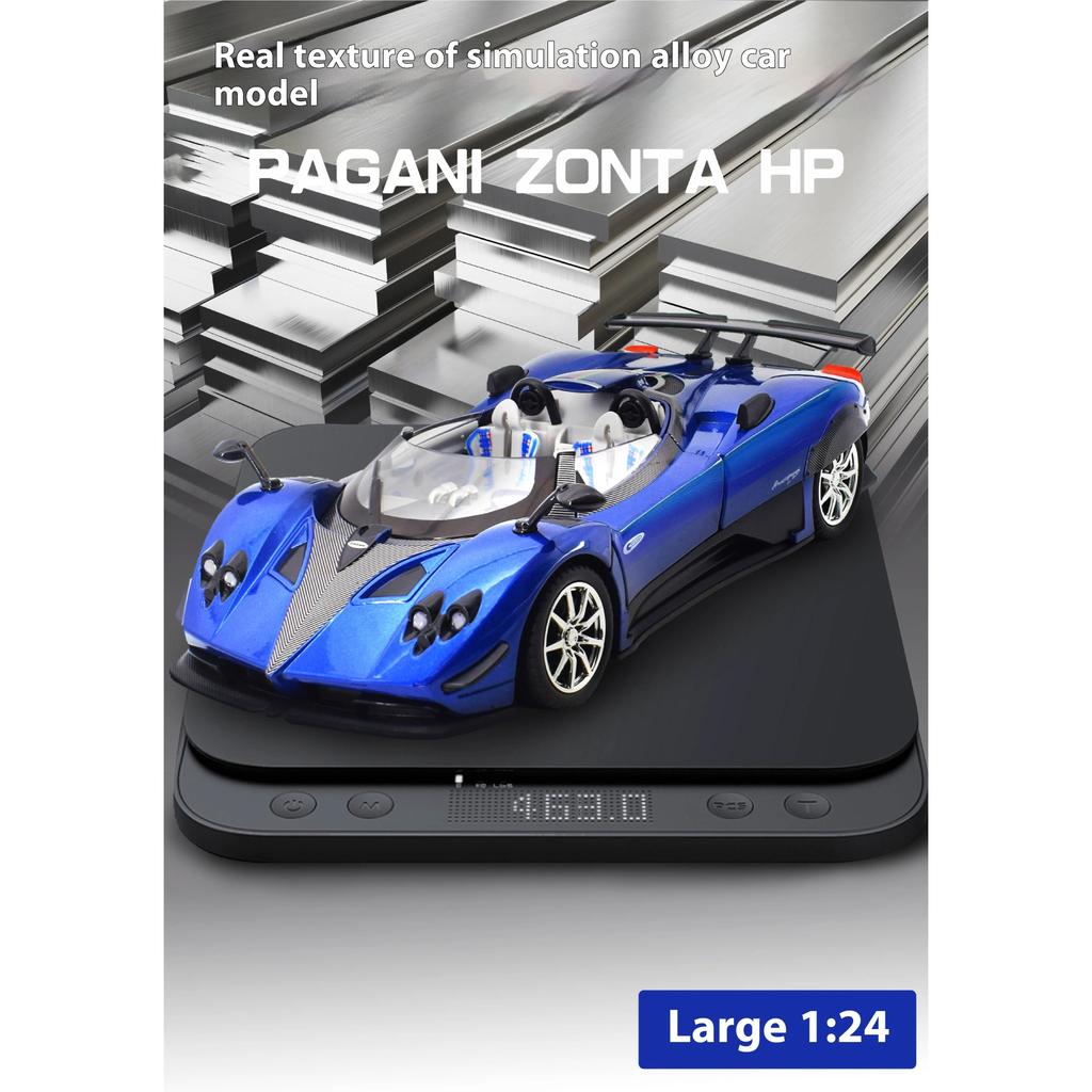 1/24 Pagani Zonda HP Barchetta Limited Convertible Edition Supercar Alloy Metal Diecast Car Model Independent DIY Design Gifts