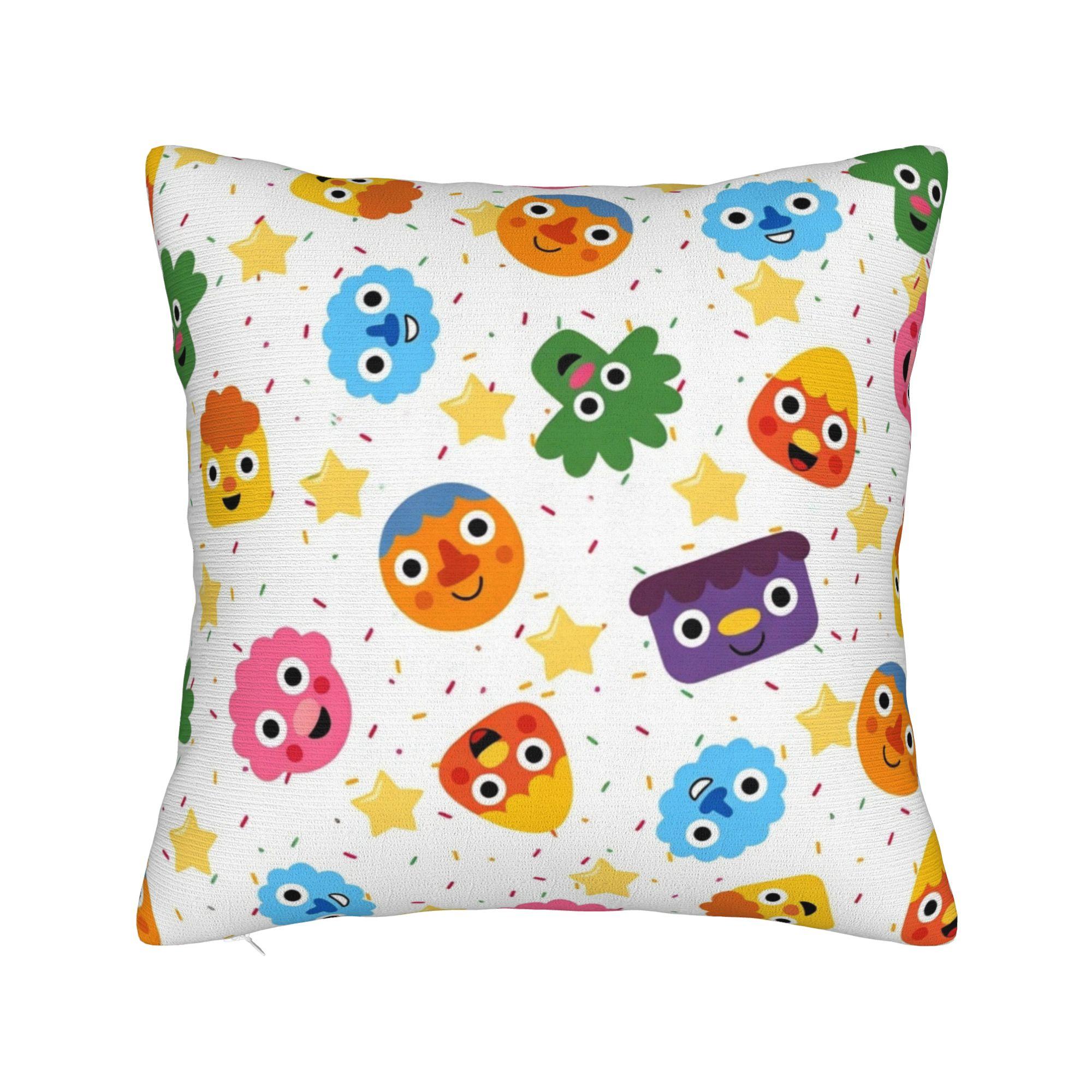 

Noodle & Pals Micro Pillow Case Super Simple Fashion Pillow Cover Graphic Pillowcases For Sofa Home Decoration 45x45cm
