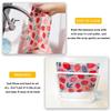 Set da 3 Pezzi Involucri Alimentari in Cera d'Api Riutilizzabili Cotone Biologico Eco-friendly Panno Cerato Sostituto della Pellicola di Plastica Domestica Lavabile Modello Limone