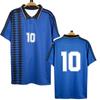 Argentina Retro Jersey Number 10 Graphic Print Polo Shirts Summer Fashion Breathable Short Sleeve Football Y2K Sportswear Unisex