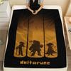1PC Deltarune Print Flannel Blanket, High Quality Comfortable for All Seasons, Home Decor, Warmth and Comfort, Perfect for Christmas Gifts
