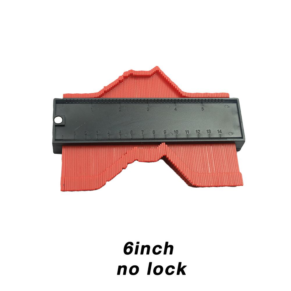 10-Inch Contour Gauge: Arc Ruler & Angle Finder for Woodworking & Curve Profiling