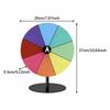 Tabletop Prize Turntable Smooth Surface with Stable Stand Prize Wheel for Learning Game Supermarkets Gatherings Pub Carnival