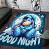Purple Eeyore Pattern Pajama Rug - Non-slip Kitchen Mat, Outdoor Rug, Home and Bedroom Decor, Yoga Mat, Birthday Gift.