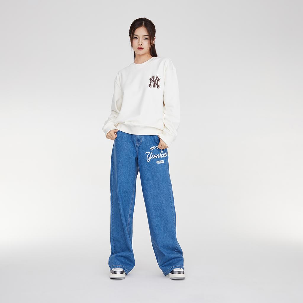 New MLB New York Yankees Sweatshirts Unisex White 3AMTM0934-50CRS