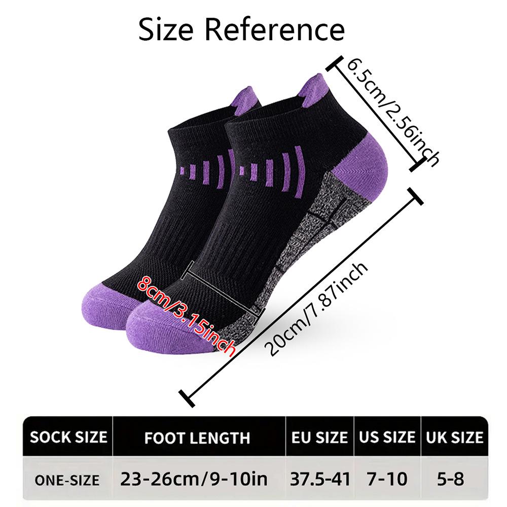 Women's Cross-Border Sports Socks: Low-Cut, Short Crew for Running, Cycling, Exercise, Badminton